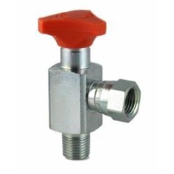 Needle valve for gauge 1/4"Bsp