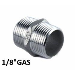 Stainless Steel conical nipple aisi 1/8"