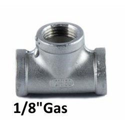 TEE inox 1/8"Gas