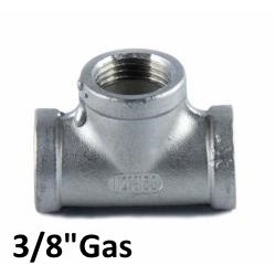 TEE inox 3/8"Gas