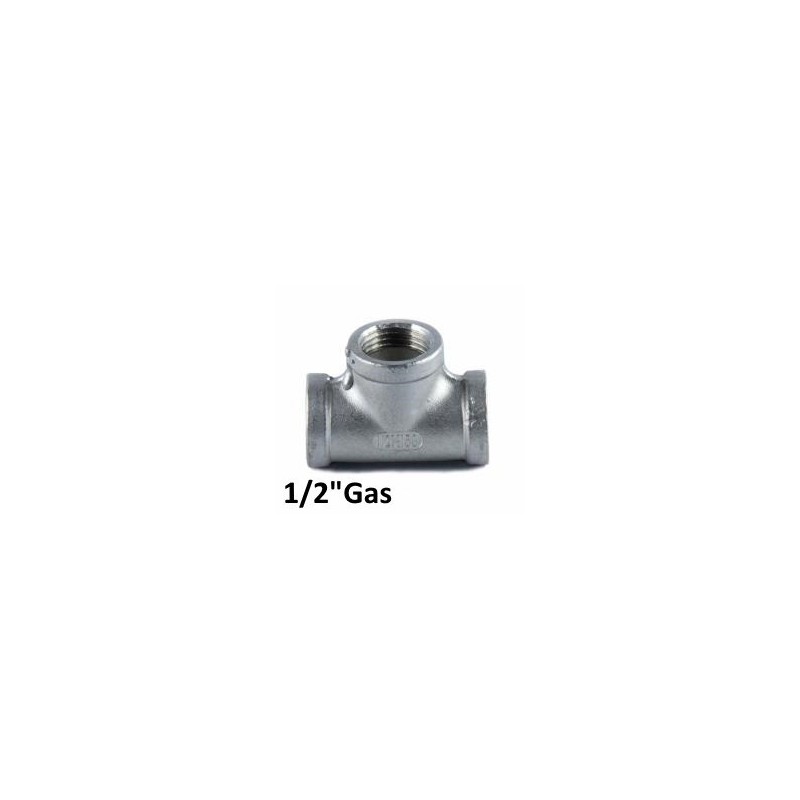 TEE inox 1/2"Gas