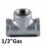 Stainless Steel TEE 1/2"Bsp