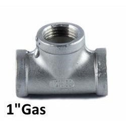 TEE inox 1"Gas