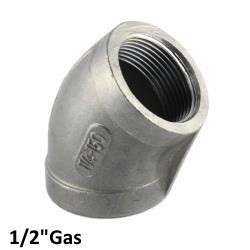 Stainless Steel 45 Elbow  female/female 1/2"Bsp