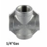 Croce inox 1/4"Gas