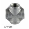 Croce inox 3/4"Gas