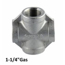 Croce inox 1-1/4"Gas