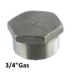 Stainless Steel exagonal plug 3/4"Bsp
