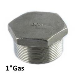 Stainless Steel exagonal plug 1"Bsp