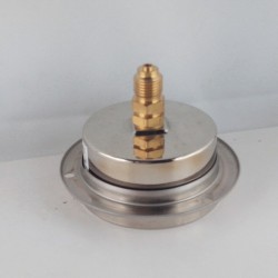 Vacuum gauge -250 mBar diameter dn 63mm back