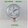 Manometro 40 mBar diametro dn 63mm radiale verticale