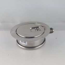 Stainless steel compuond gauge -1+5 Bar diameter dn 63mm bottom