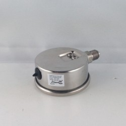 Stainless steel compuond gauge -1+5 Bar diameter dn 63mm bottom
